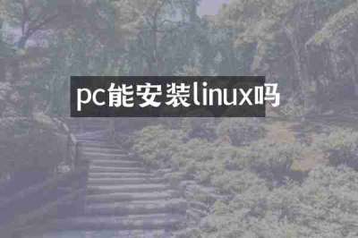 pc能安装linux吗