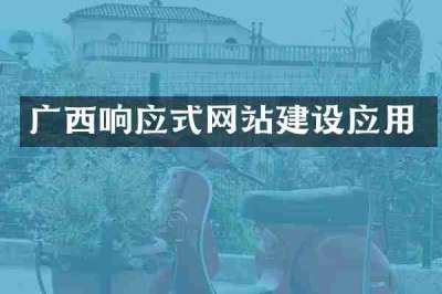 广西响应式网站建设应用