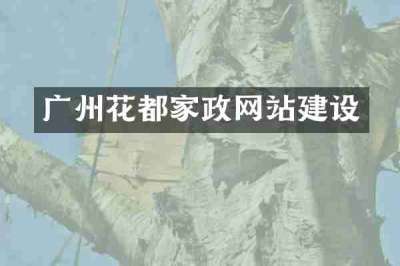 广州花都家政网站建设