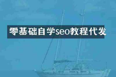 零基础自学seo教程代发