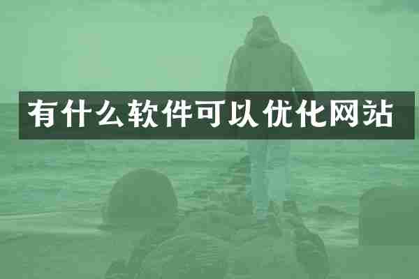 有什么软件可以优化网站
