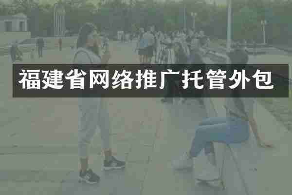 福建省网络推广托管外包