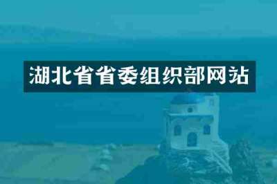 湖北省省委组织部网站