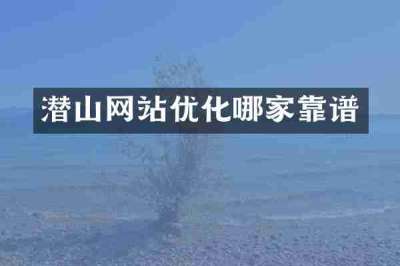 潜山网站优化哪家靠谱