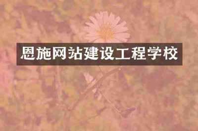 恩施网站建设工程学校