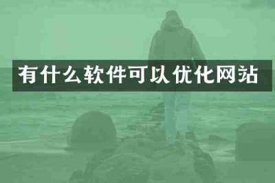 有什么软件可以优化网站