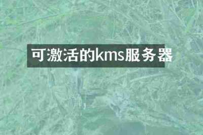 可激活的kms服务器