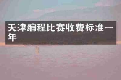天津编程比赛收费标准一年