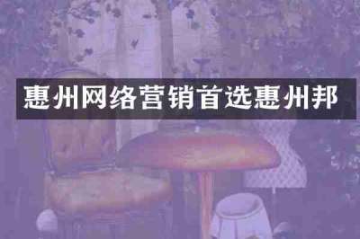 惠州网络营销首选惠州邦