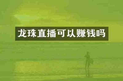 龙珠直播可以赚钱吗