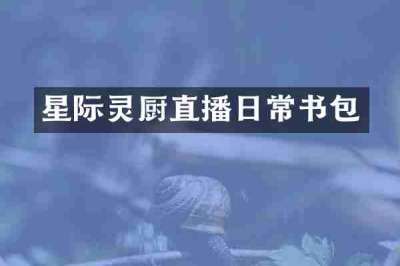 星际灵厨直播日常书包