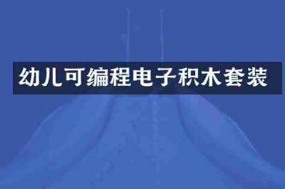 幼儿可编程电子积木套装