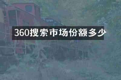 360搜索市场份额多少