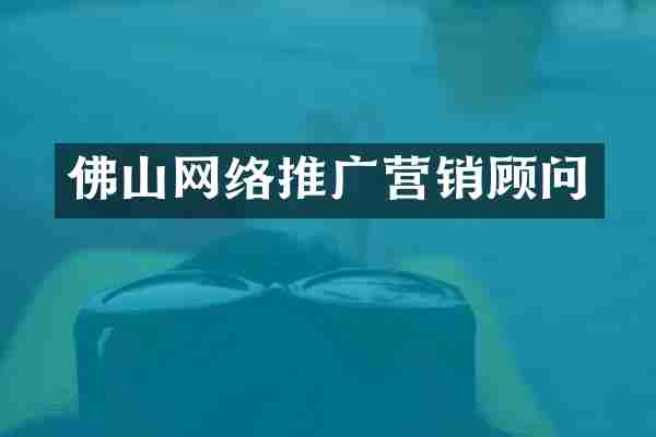 佛山网络推广营销顾问