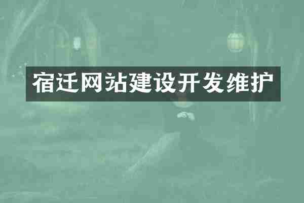 宿迁网站建设开发维护