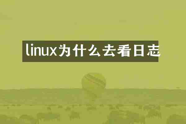 linux为什么去看日志