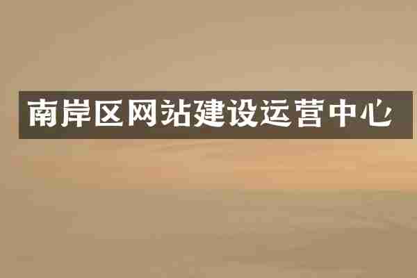 南岸区网站建设运营中心