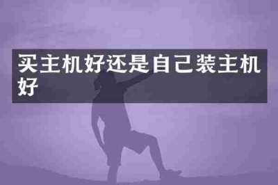 买主机好还是自己装主机好