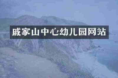 戚家山中心幼儿园网站