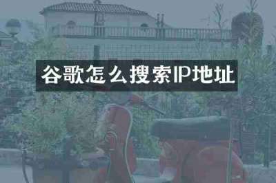 谷歌怎么搜索IP地址