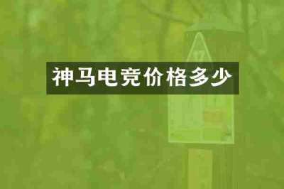神马电竞价格多少