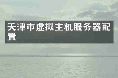 天津市虚拟主机服务器配置