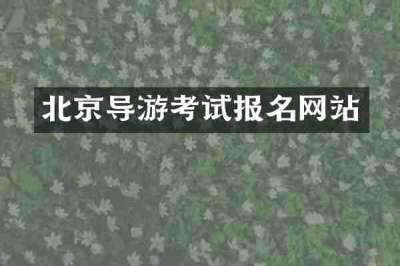 北京导游考试报名网站