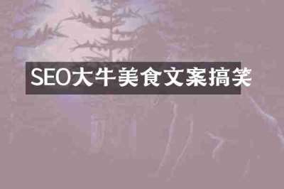SEO大牛美食文案搞笑
