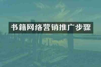 书籍网络营销推广步骤