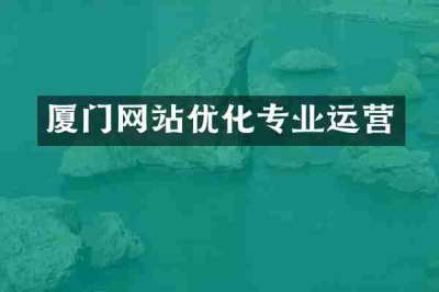 厦门网站优化专业运营
