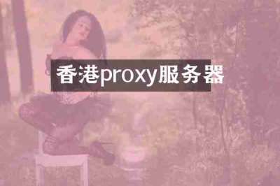 香港proxy服务器