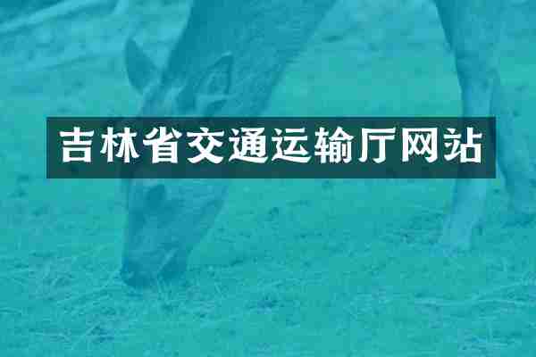 吉林省交通运输厅网站