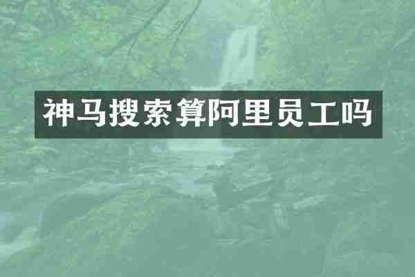 神马搜索算阿里员工吗