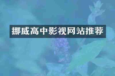 挪威高中影视网站推荐