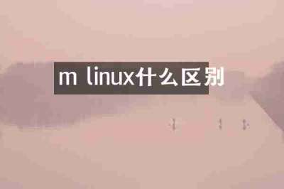 m linux什么区别