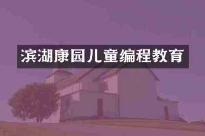 滨湖康园儿童编程教育