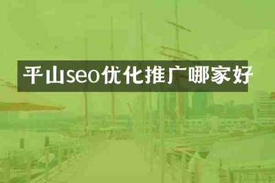 平山seo优化推广哪家好