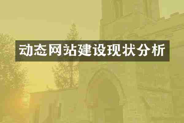 动态网站建设现状分析