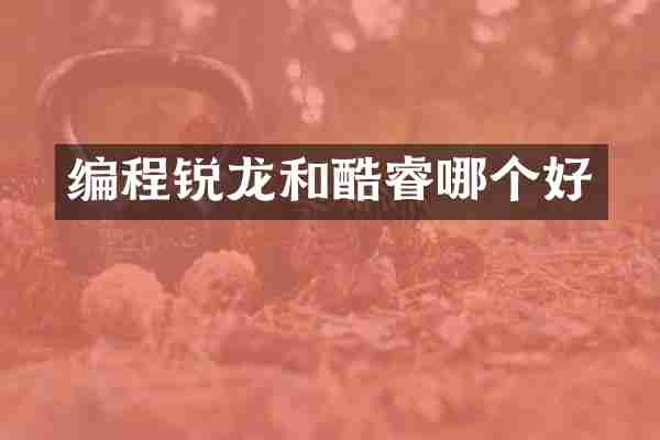 编程锐龙和酷睿哪个好