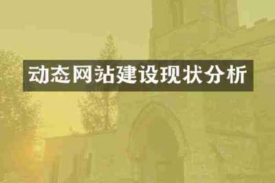 动态网站建设现状分析