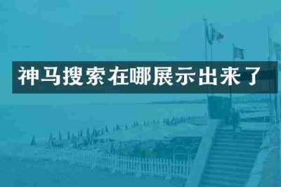 神马搜索在哪展示出来了