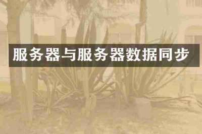 服务器与服务器数据同步