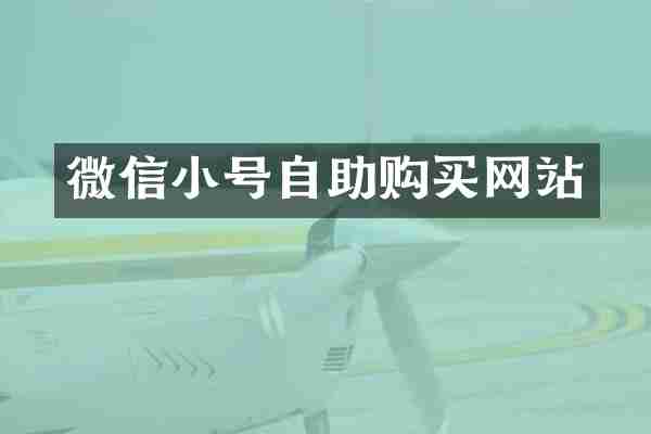 微信小号自助购买网站