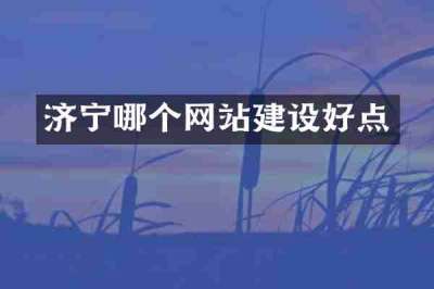 济宁哪个网站建设好点