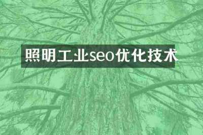 照明工业seo优化技术