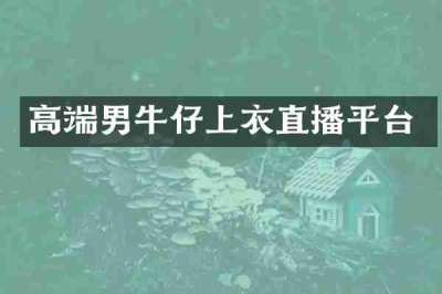 高端男牛仔上衣直播平台