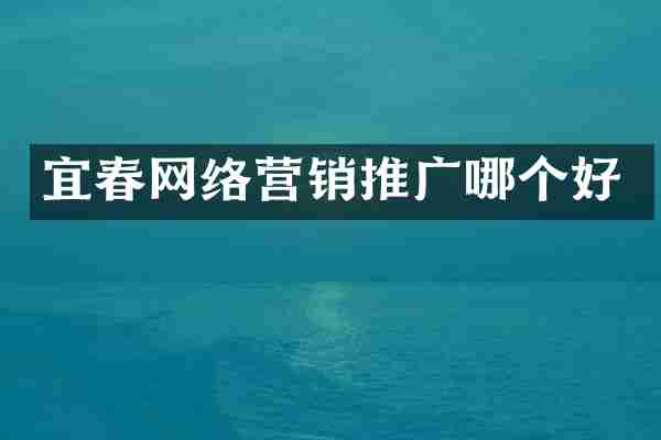 宜春网络营销推广哪个好