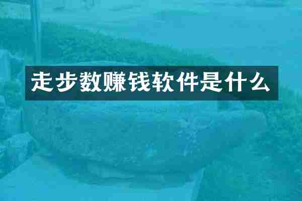 走步数赚钱软件是什么