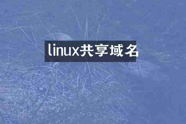 linux共享域名