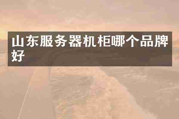 山东服务器机柜哪个品牌好